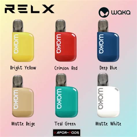 Relx WAKA SoMatch Mini Pod พอตเปลยนหว Relx ตวเลก VAPOR PODS