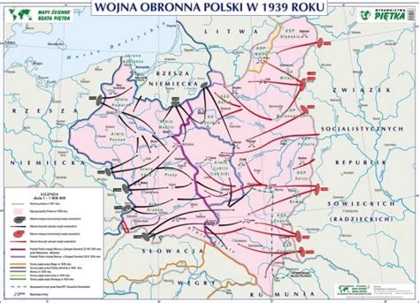 POLSKA W LATACH 1920 1939 MAPA SZKOLNA ŚCIENNA