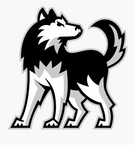 Transparent Husky Mascot Clipart - Niu Huskies , Free Transparent ...