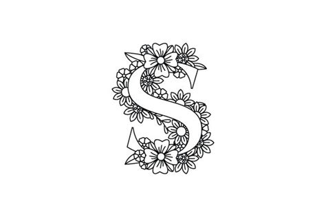 Letter S Coloring Page