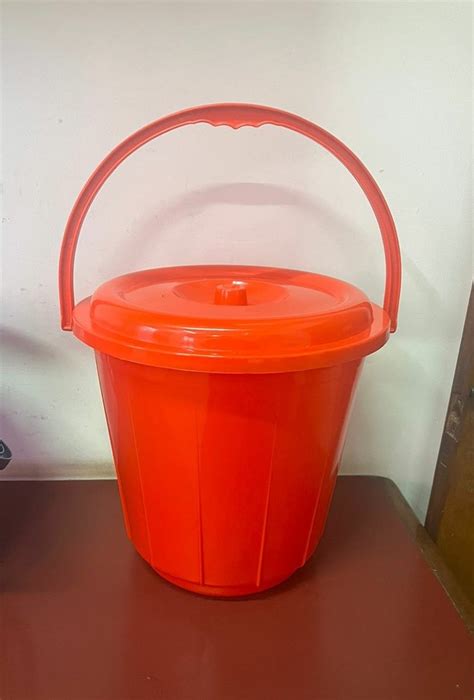 Blue Polypropylene Ltr Plastic Bucket For Household With Lid At Rs