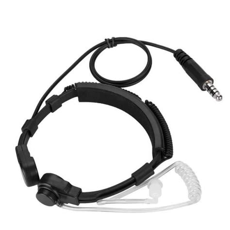 Cikonielf Casque Ptt Contr Le De La Gorge Tactique U Ptt Tube D Air