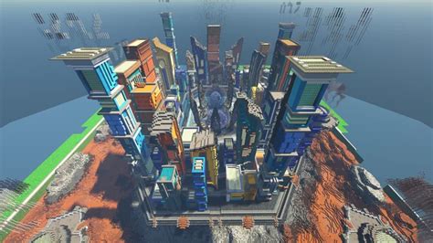 Futuristic City Minecraft Map