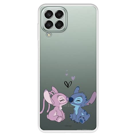 Disney Samsung Galaxy M33 5g Angel And Stitch Kiss Lilo And Stitch Case