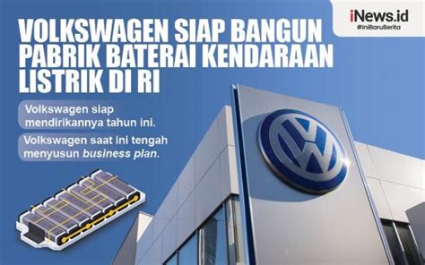 Infografis Volkswagen Vw Siap Bangun Pabrik Baterai Kendaraan Listrik