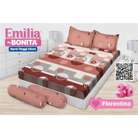 Jual Rc Bonita Emilia Paulina Sprei King Size X Cm Seprai Motif