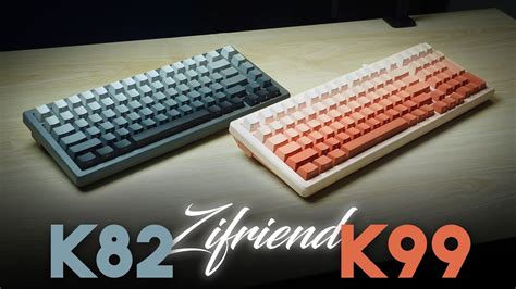 Minimalistic Budget Mechanical Keyboards Zifriend K82 K99 Review In