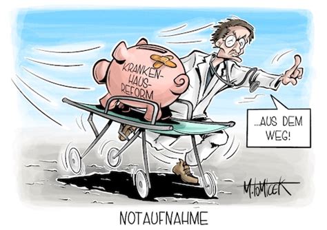 Notaufnahme Von Mirco Tomicek Politik Cartoon TOONPOOL