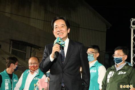 台下喊總統好！賴清德為蔡其昌站台 笑笑不回應 政治 自由時報電子報