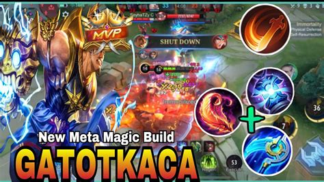 GATOTKACA MAGIC BUILD AND EMBLEM 2023 GATOTKACA BUILD TOP 1 GLOBAL