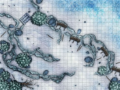 Frozen North Battle Map Dnd Battle Map D D Battlemap Dungeons And