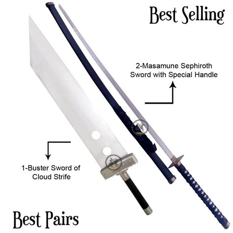 Cloud Strife Buster Sword & Masamune Sephiroth's Sword