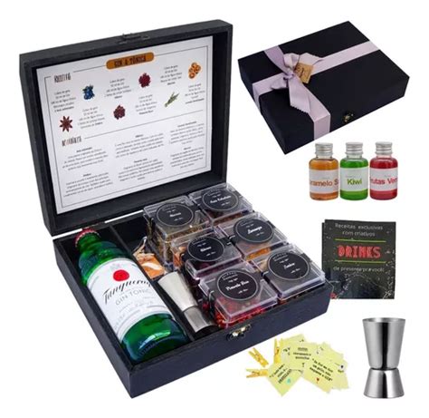 Kit Gin Tonic Tanqueray Especiarias Xaropes Frete Gr Tis