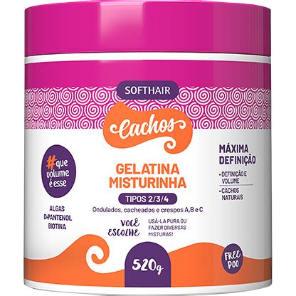 Gelatina Misturinha Cachos G Soft Hair