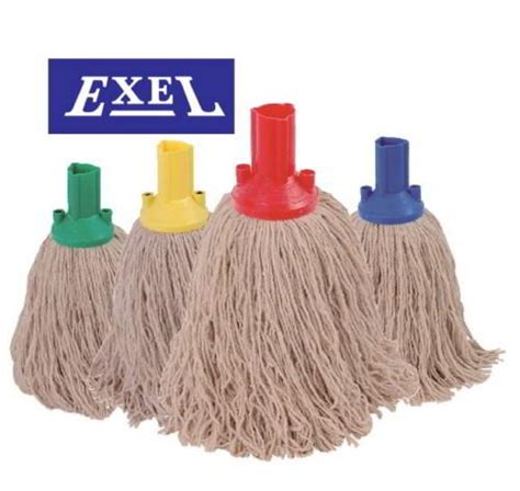 Exel Colour Coded Twine 200grm Mop Head Pack 10 Lime Supply