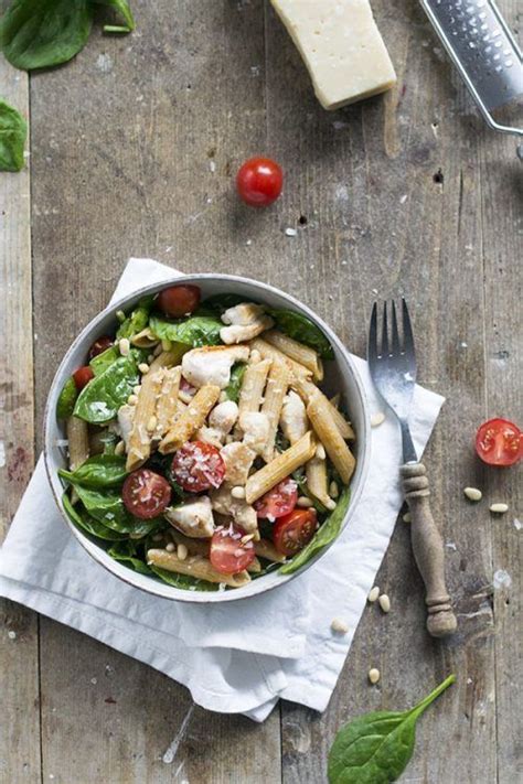 Pasta Pesto Met Spinazie En Kip Makkelijke Maaltijd