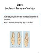 Chapter 5 CHEM 2311 2020 Stereochemistry Pptx Chapter 5