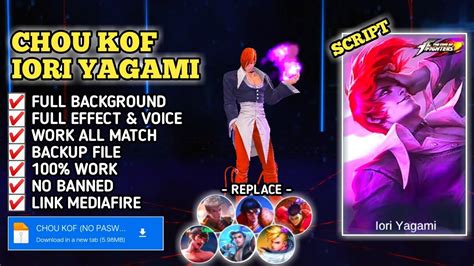 Script Skin Chou KOF Iori Yagami No Pasword Full Effect Voice