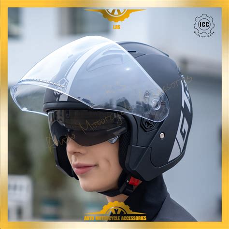 2023 NEWMotorcycle Double Visor Full Face Helmet Motors Visor Open