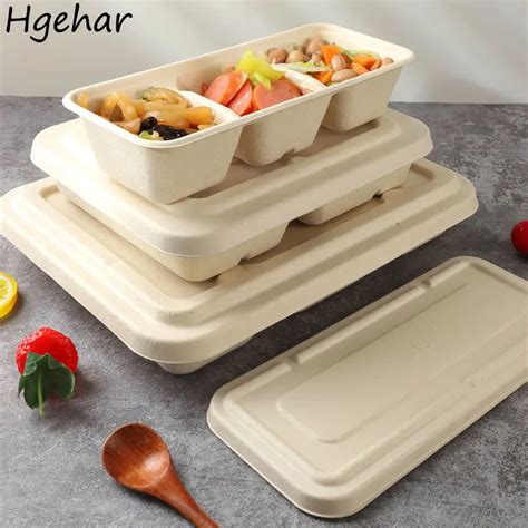 Disposable Food Containers Degradable Kitchen Accessories 3 4 5 6 Grid