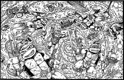 Tmnt Konami Turtles In Time Original Art Kevin Eastman Studios