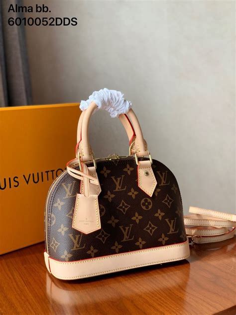 Louis Vuitton Lv Alma Bb Brown Monogram Shoulder Bag Louis Vuitton Brown Bag Women