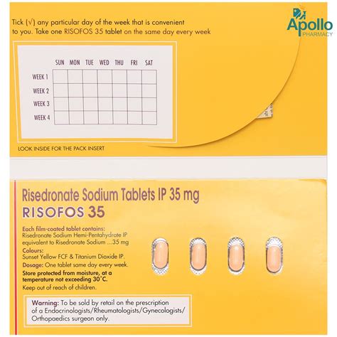 Risofos 35 Tablet 4s Price Uses Side Effects Composition Apollo