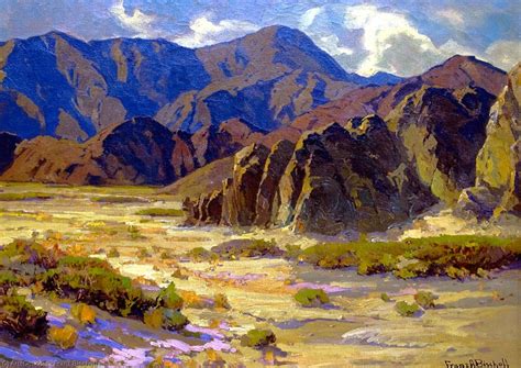 Reproductions D art De Musée Desert Mountains Coachella Valley de