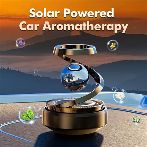 Ambientador Solar Para Coche Levitaci N Interestelar Giratorio