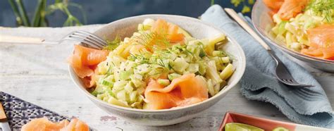 Nudeln mit Lachs Fenchel Sahnesoße Rezept LIDL Kochen