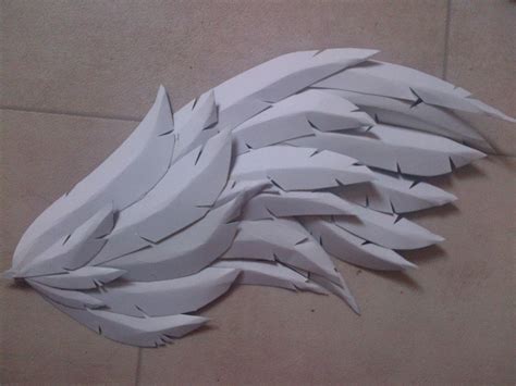 Paper Craft Foam Wings How To Make A Wing Papercraft On Cut Out Keep