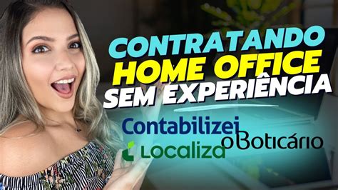 TRABALHO HOME OFFICE SEM EXPERIÊNCIA 3 EMPRESAS CONTRATANDO AGORA