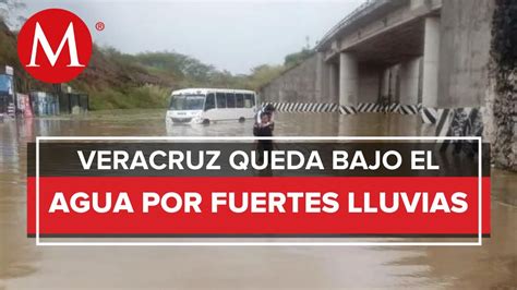 Reportan Inundaciones Tras Fuertes Lluvias En Xalapa Veracruz Youtube