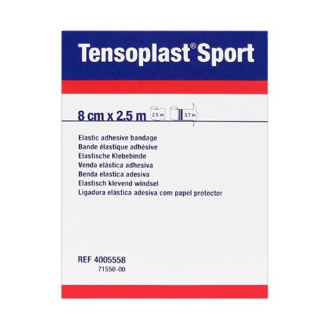 Tensoplast Sport 8 cm x 2 5 metros Venda elástica adhesiva porosa