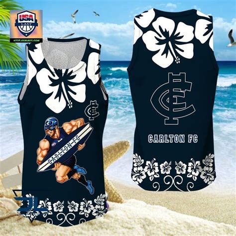 Afl Carlton Football Club Mascot Hawaiian Shirt Usalast