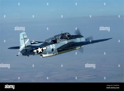 WWII Grumman TBM Avenger Torpedo Bomber Stock Photo - Alamy