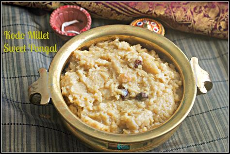 Varagu Arisi Sakkarai Pongal Recipe | Kudo Millet Sweet Pongal - Subbus ...