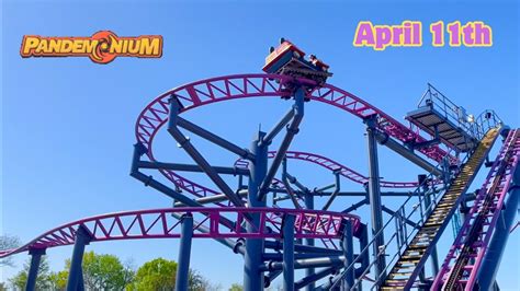 Pandemonium Six Flags Over Texas April 11th Youtube