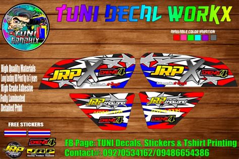 KAWASAKI BARAKO X4 HD3 JRP X DAENG DECALS V1 W FREEBIES Lazada PH