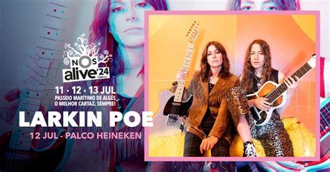 Larkin Poe No Palco Heineken A 12 De Julho NOS Alive Festival