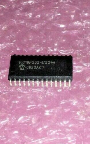 PIC18F252 I SO MICROCHIP IC MCU 8BIT 32KB FLASH 28SOIC RoHS EBay