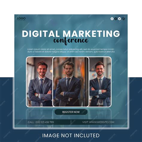 Digital Marketing Poster Template | Premium AI-generated PSD