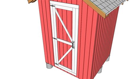 Shed door hinges and latch | MyOutdoorPlans