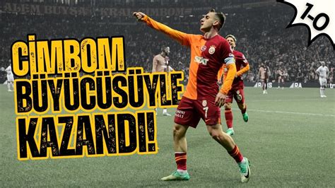 Galatasaray üç puanı tek golle aldı