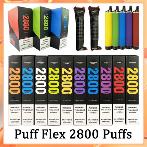 Puff Flex Disposable Electronic Cigarettes Vape Pen Device 2800 Puffs