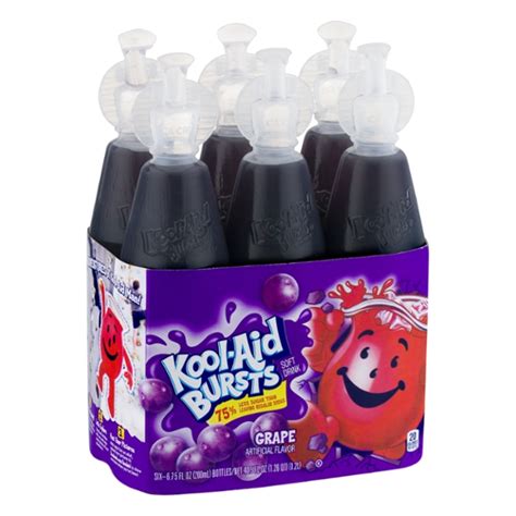 Kool Aid Bursts Soft Drink Grape 6 Pack Quickmart Express Aruba