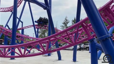 adrenaline peak  ride oaks amusement park july  kfps