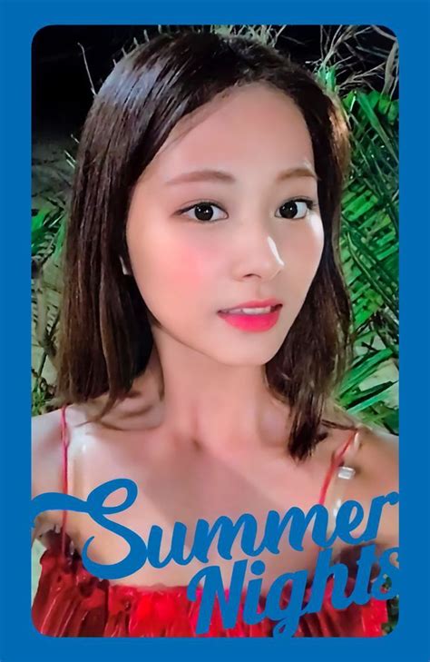 Tzuyu Summer Nights Photocard Scan Foto