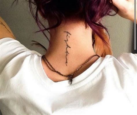 55 Attractive Back Of Neck Tattoo Designs For Creative Juice