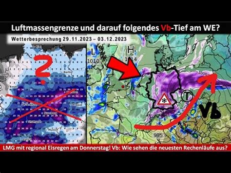 Luftmassengrenze Und Darauf Folgendes Vb Tief Wie Wahrscheinlich Ist